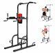 Heavy Duty Dip Station Power Tower Pull Push Chin Up Bar Home Gym Fitness Core