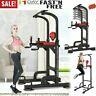 Heavy Duty Dip Station Power Tower Pull Push Chin Up Bar Home Gym Fitness Core B