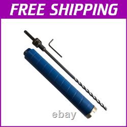 Heavy-Duty Dry Diamond Core Bit, 1-1/2 for Brick, SDS Plus Pilot, 9.5 Depth