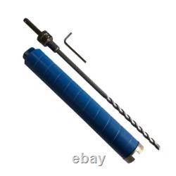 Heavy-Duty Dry Diamond Core Bit, 1-1/2 for Brick, SDS Plus Pilot, 9.5 Depth