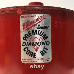 Heavy Duty Milwaukee Amastar 10x 15.5 Premium Diamond Core Drill Bit