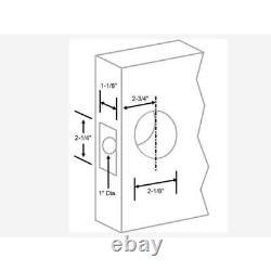 Heavy-Duty Stainless Steel Commercial Storeroom Knobset with Lock and IC Core