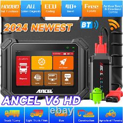 Heavy Duty Truck Scanner OBD2 DPF Regen OBD Diagnostic Tool 4core 2.0Ghz 8000mAh