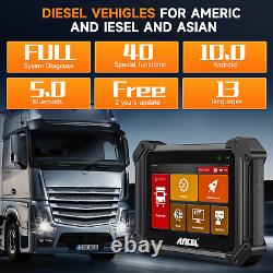 Heavy Duty Truck Scanner OBD2 DPF Regen OBD Diagnostic Tool 4core 2.0Ghz 8000mAh