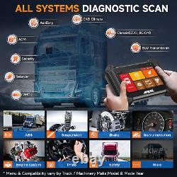 Heavy Duty Truck Scanner OBD2 DPF Regen OBD Diagnostic Tool 4core 2.0Ghz 8000mAh