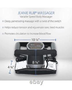 Heavy Duty Variable Speed Massager Jeanie Rub Model Pro 3401