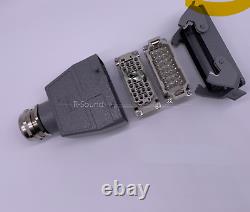 Heavy-duty connector aviation plug HAN 32EE-MF 32 core 32 pin 16A 1pc