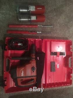 Hilti TE 60 ATC AVR Heavy Duty Rotary Hammer Drill in Case with coring bits
