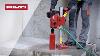 How To Use Hilti DD 120 Diamond Coring Tool For Wet Drilling Into Concrete