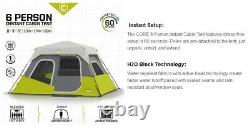 Instant Cabin Tent 6 Person Camping Family Outdoor Shelter Rain Fly Gear Loft
