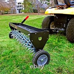 Lawn Aerator Core Plug Aerator Heavy Duty Tow Behind Tractor Mower 3D Tines