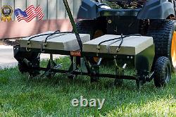 Lawn Aerator Core Plug Aerator Tow Behind Tractor Mower Heavy Duty NEW