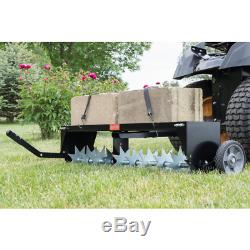 Lawn Aerator Core Plug Aerator Tow Behind Tractor Mower Heavy Duty USA NEW