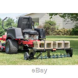 Lawn Aerator Core Plug Aerator Tow Behind Tractor Mower Heavy Duty USA NEW