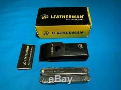 Leatherman Core MultiTool -Rare Leather Sheath- Heavy Duty Retired Multi-Tool