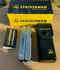 Leatherman Core MultiTool -Rare Leather Sheath- Heavy Duty Retired Multi-Tool