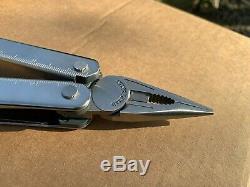 Leatherman Core MultiTool -Rare Leather Sheath- Heavy Duty Retired Multi-Tool