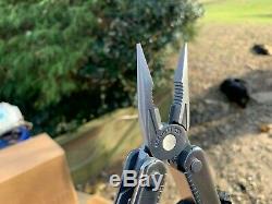 Leatherman Core MultiTool -Rare Leather Sheath- Heavy Duty Retired Multi-Tool