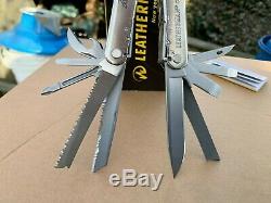 Leatherman Core MultiTool -Rare Leather Sheath- Heavy Duty Retired Multi-Tool