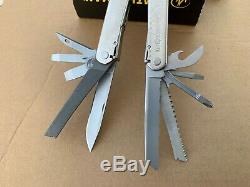 Leatherman Core MultiTool -Rare Leather Sheath- Heavy Duty Retired Multi-Tool