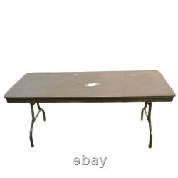 (Lot of 10) Core-a-Gator M-613072 Heavy-Duty 72L x 30W Plastic Folding Table