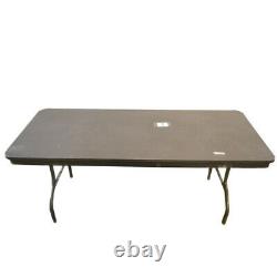 (Lot of 10) Core-a-Gator M-613072 Heavy-Duty 72L x 30W Plastic Folding Table