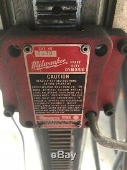MILWAUKEE ELECTRIC HEAVY DUTY DYMORIG CORE DRILL WithPARTS