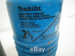 Makita Heavy Duty Core Bit 2 inch & 2-1/2 inch 752125-A 752126-A