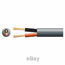 Mercury 100 metres Heavy Duty Double Insulated 2 Core Quality Speaker Cable 25A