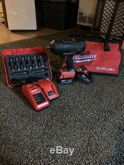 Milwaukee 2767-20 M18 FUEL 1/2 5 High Torque Wrench Impact Bundle