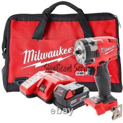 Milwaukee 2854-20 M18 18V 3/8 Fuel Impact Wrench Bare Tool XC5.0 Ah Kit