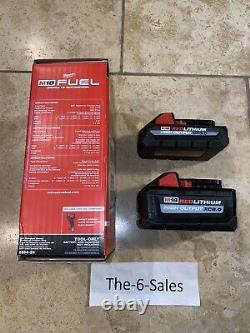 Milwaukee 2854-20 M18 3/8 Drive Stubby Impact Wrench With 2 M18 XC 8.0 And 3.0