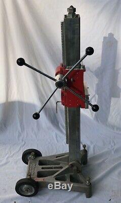 Milwaukee 4130 Core Drill Rig Stand Large Base 80lbs Heavy Duty Dymorig NICE