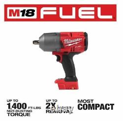 Milwaukee M18 FUEL 18-Volt Lithium-Ion Cordless 1/2 Impact Wrench Tool-Only