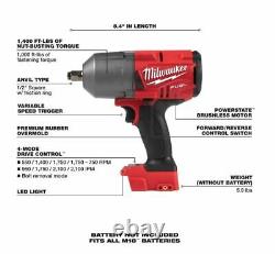 Milwaukee M18 FUEL 18-Volt Lithium-Ion Cordless 1/2 Impact Wrench Tool-Only