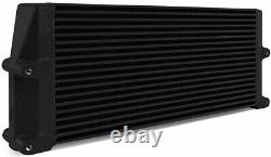 Mishimoto MMOC-SSO-17BK Universal Heavy-Duty Bar-&-Plate Oil Cooler, 17 Core