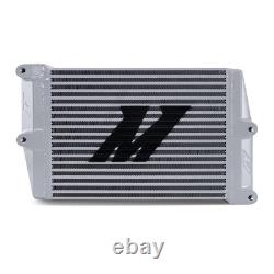 Mishimoto Universal Heavy-Duty Oil Cooler 10 Core Opposite-Side Outlets, Silver