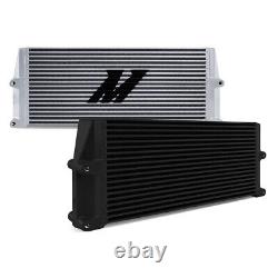 Mishimoto Universal Heavy-Duty Oil Cooler, 17 Core, Same-Side Outlets, Black