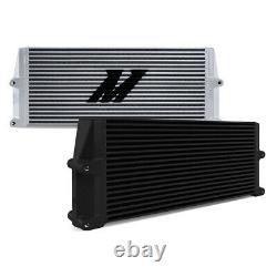 Mishimoto Universal Heavy-Duty Oil Cooler, 17 Core, Same-Side Outlets, Silver