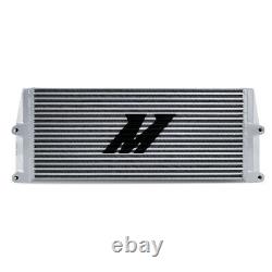 Mishimoto Universal Heavy-Duty Oil Cooler, 17 Core, Same-Side Outlets, Silver