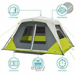 New CORE 6 Person 11' x 9'' Instant Cabin Tent with Awning Model 40059