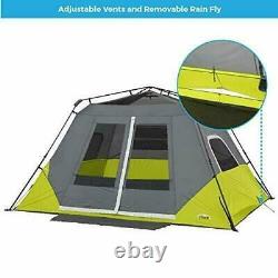 New CORE 6 Person 11' x 9'' Instant Cabin Tent with Awning Model 40059