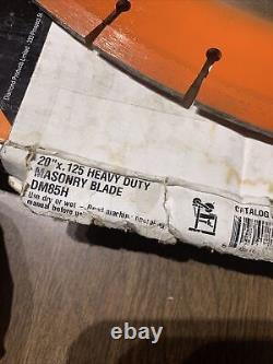 New Diamond Dm85h 20 Masonry 1 Core Cut Heavy Duty Orange Circular Saw Blade