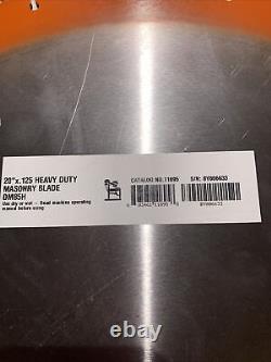 New Diamond Dm85h 20 Masonry 1 Core Cut Heavy Duty Orange Circular Saw Blade