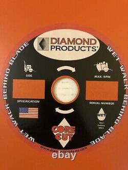 New Diamond Products Core Cut 07508DIA Heavy Duty Cured Concrete Diamond Blade
