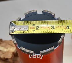 New Ez Cut Premium Heavyduty 3-1/2 Diamond Concrete Core Drill Bit Professional