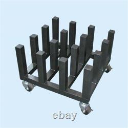 New Heavy Duty Digital Media Vinyl Rack, 16-Roll capacity, 3 core