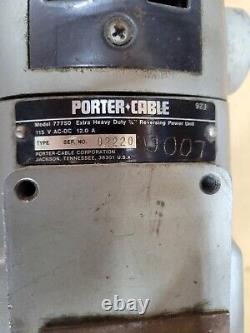 Porter Cable 77750 3/4 in Heavy Duty Electric Drill. USA. 3/4 Power Unit Coring