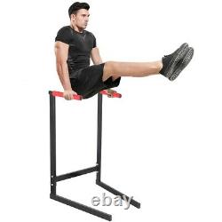 Power Tower Workout Dip Station For Home Gym Strength Core Training Fitness