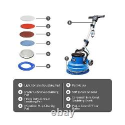 Prolux Core Heavy Duty 15 inch Floor Buffer Scrubber and Polisher Cleaning Ma